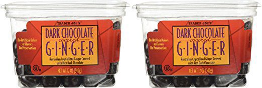Dark chocolate ginger candy